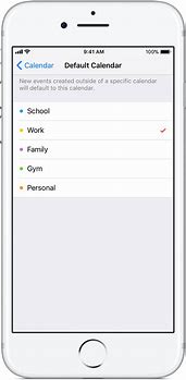 Image result for iPhone Calendar Settings