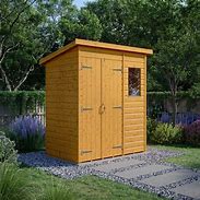 Image result for 6 X 4 Shed Double-Doors Pent Roof