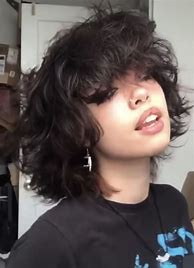Image result for Alt Fluffy Hairstyle Hair in Face