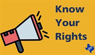 Image result for Know Your Rights Clip Art