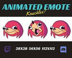 Image result for Ugandan Knuckles Emote