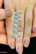 Image result for Size Chart for Diamonds by Carat