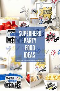 Image result for Superhero Theme Food Packs