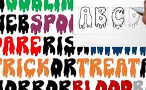 Image result for Punk in Scary Letters Drawing