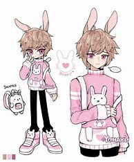 Image result for Anime Boy with Bunny