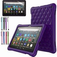 Image result for Kindle Fire Tavlet HD 8th Gen with Purple Case