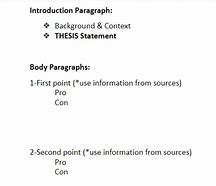 Image result for Pro Con Essay Outline