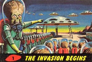 Image result for Mars Attacks Cards