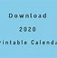 Image result for Free Calendar 2020