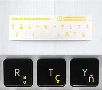 Image result for Spanish Keyboard Stickers