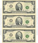 Image result for 2 Dollar Bill Printable