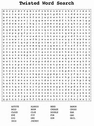 Image result for Difficult Adult Word Search