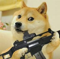 Image result for Doge Give Me Food Gun Meme
