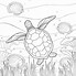 Image result for Animal Coloring Pages Turtle