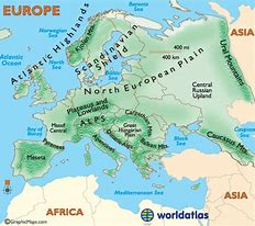 Image result for Europe Landforms