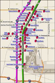 Image result for Las Vegas Strip Map PDF