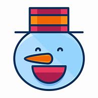 Image result for Smiling Snowman Emoji