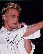 Image result for Aaron Carter Autographed Photo