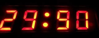 Image result for Red Digital Clock