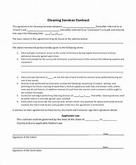 Image result for Apartment Cleaning Contract Sample