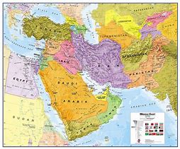 Image result for Political Map of Middle East in 1312