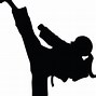 Image result for Martial Arts Cartoon Silhouette