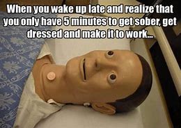 Image result for Waking Up Late Meme