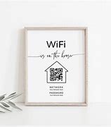 Image result for Wifi QR Code Sticker