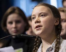 Image result for Greta Thunberg with Giordano of Juice Media