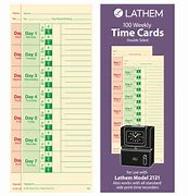 Image result for Lathem Weekly Time Cards