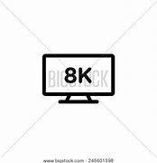 Image result for 8K TV Logo