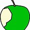 Image result for Green Apple Cartoon Clip Art
