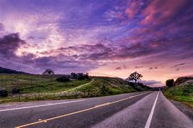 Image result for Sunset On Road