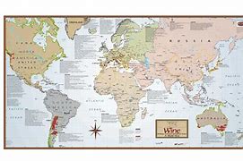 Image result for World Wine Map Poster