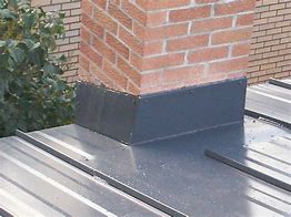 Image result for Chimney Flashing with Metal Roof