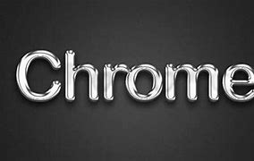 Image result for Chrome Effect Photoshop