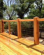 Image result for Wire Cable Deck Railing