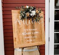 Image result for DIY Cutom Wedding Signs