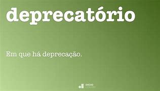 Image result for deprecatorio