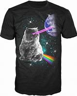 Image result for Laser Cat T-Shirt