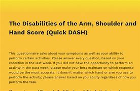 Image result for Quick Dash Rating Scale