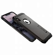 Image result for SPIGEN iPhone XS Max Case Tough Armor Gunmetal