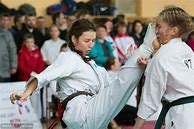 Image result for Woman in Dress Karate Kick Face