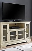 Image result for Floating TV Stand Antique White
