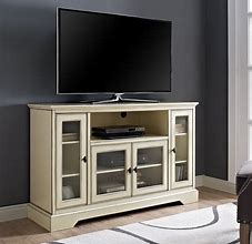 Image result for TV Stands White Washed with Drawers