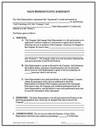 Image result for Sales Rep Agreement
