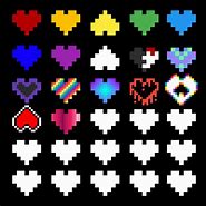 Image result for Undertale Soul Pixel Art