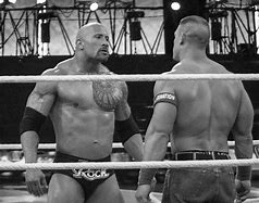 Image result for WWE Rock vs John Cena