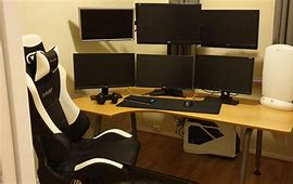 Image result for 6 Monitor Gaming Setup