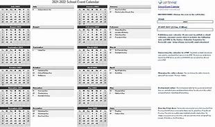 Image result for Academic Calendar Template